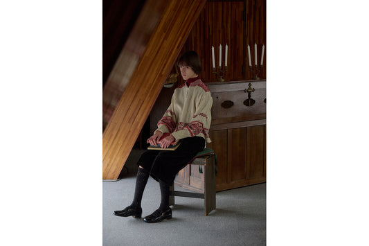 Seiyako jacquard blouse