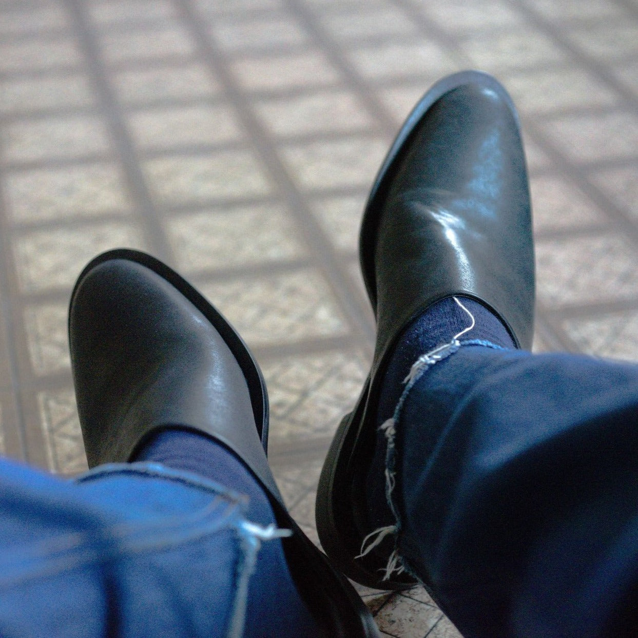 SABOT - BLACK×BLACK (Men's)