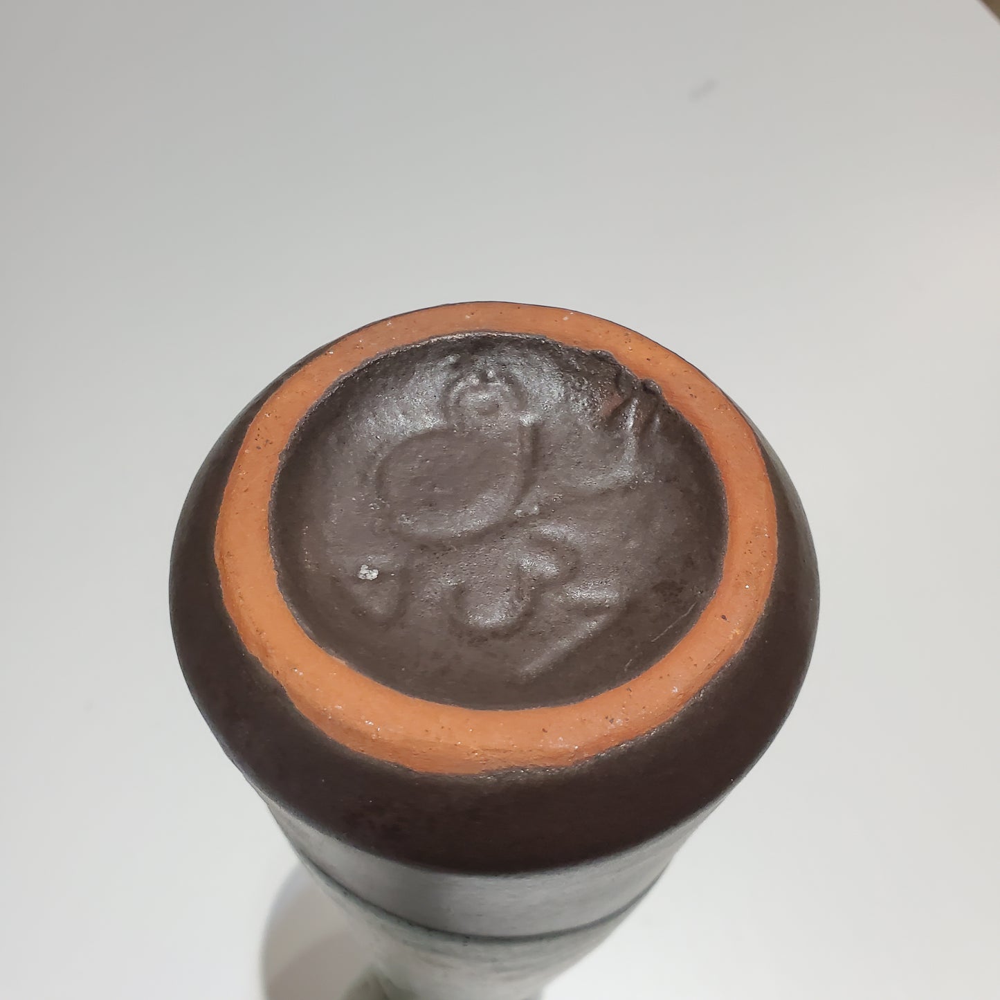 Vintage Fat Lava pottery vase 01