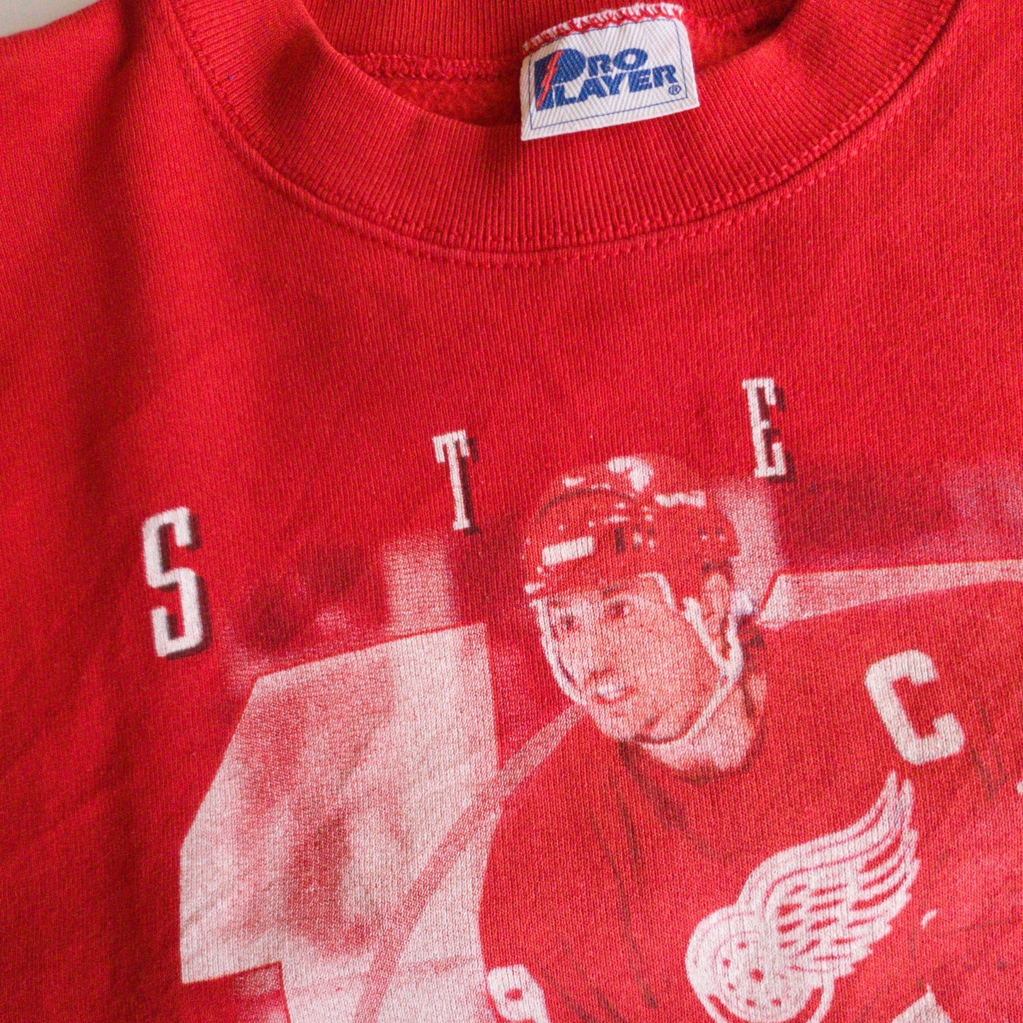 Red wings picture print sweat shirts