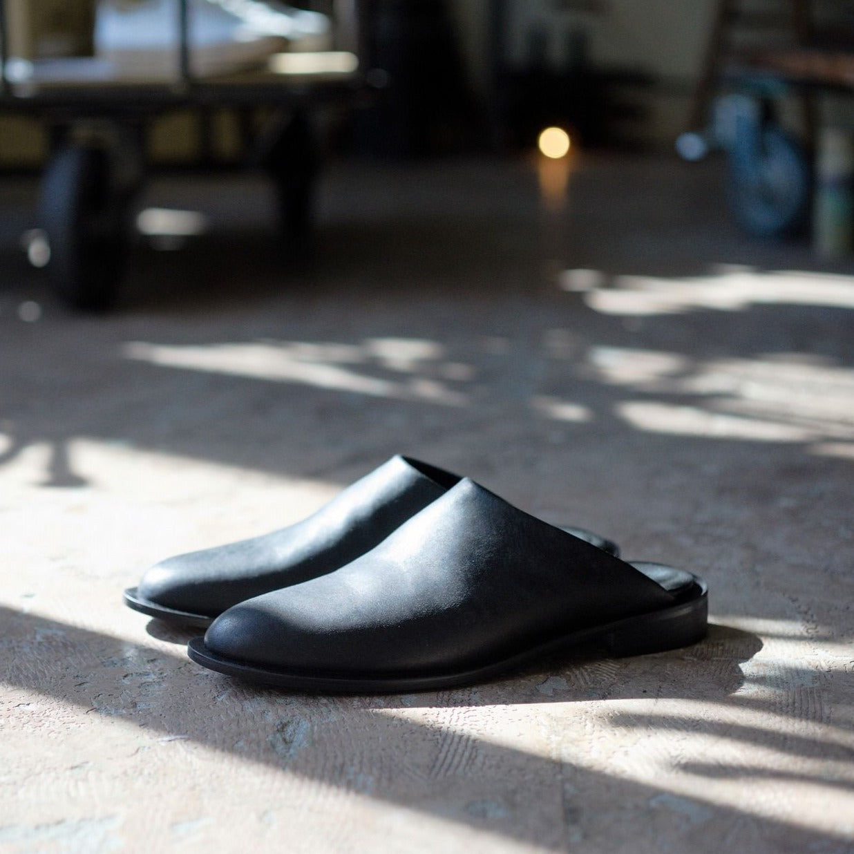 SABOT - BLACK×BLACK (Men's)