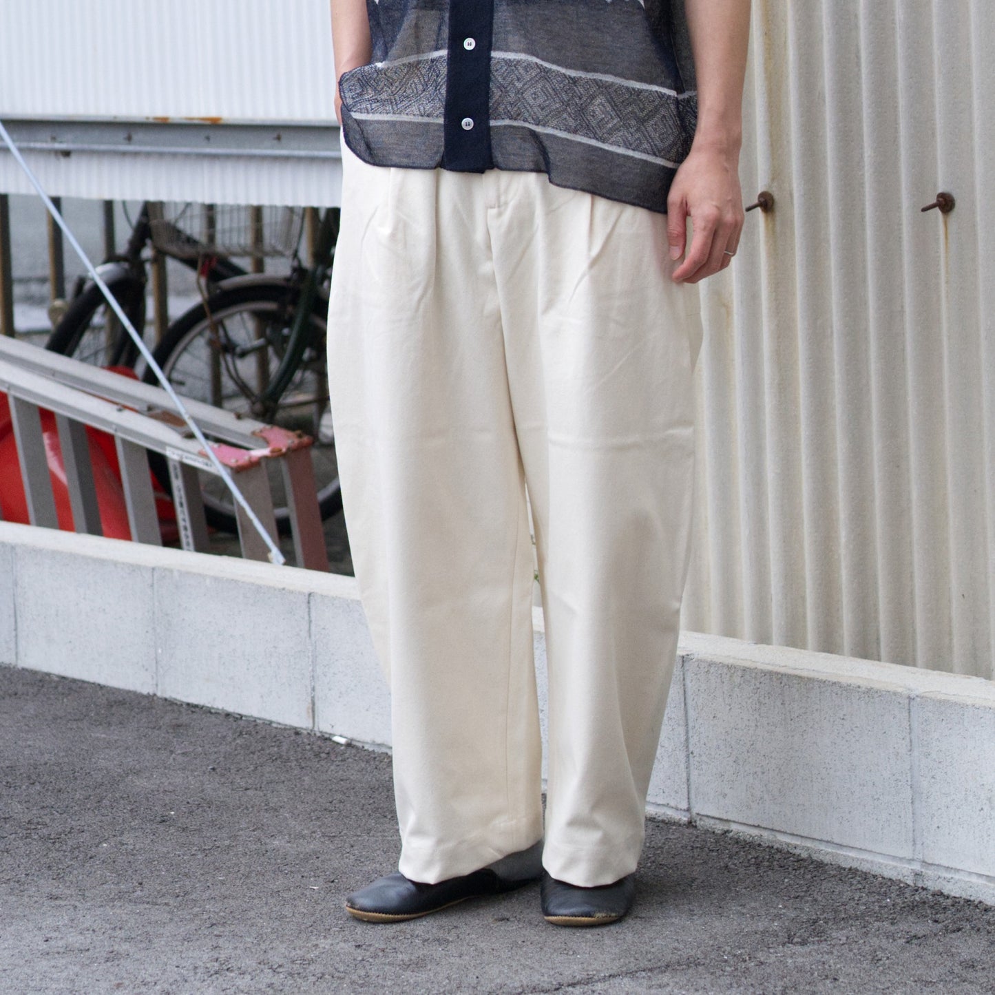 HW wide trousers - Duck