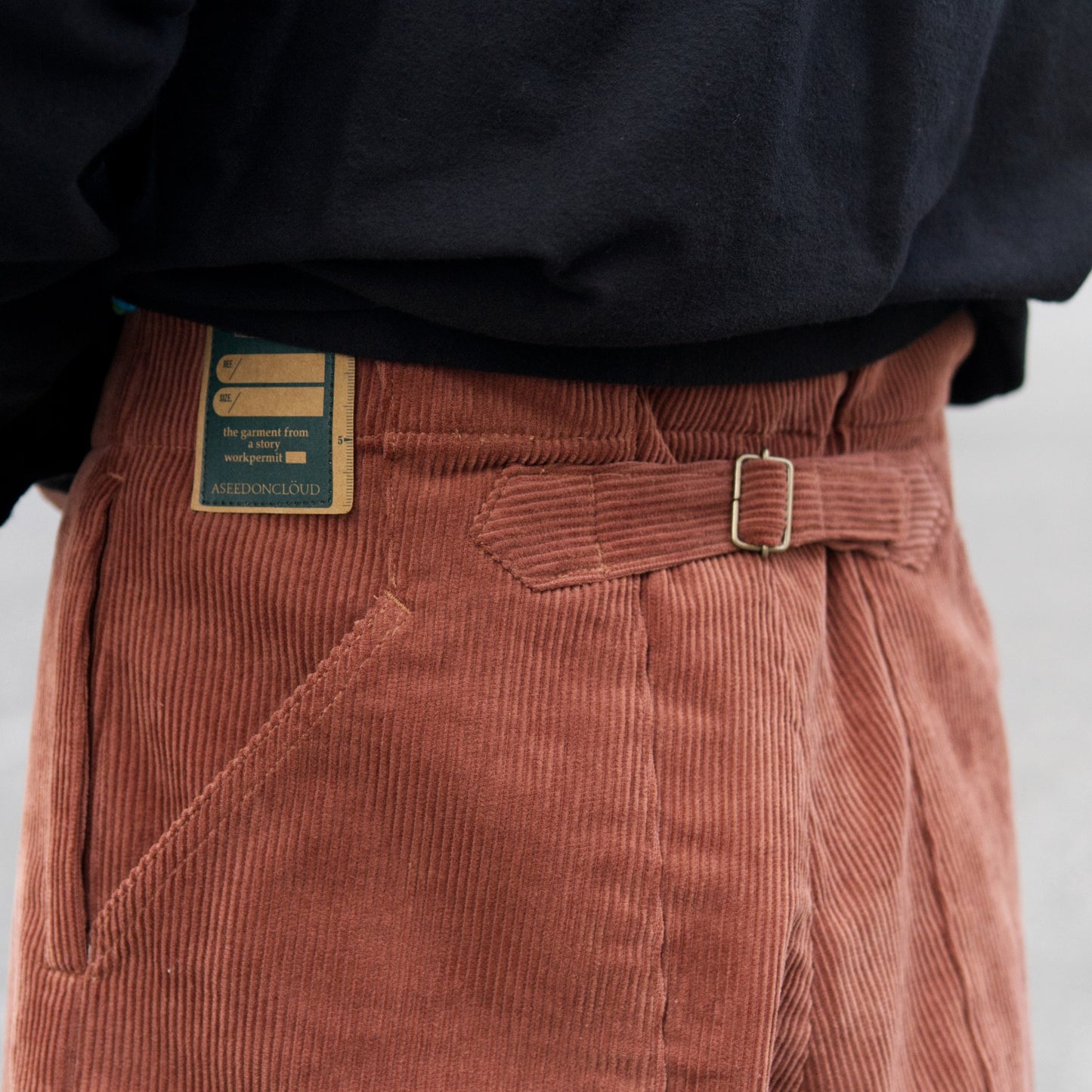 HW wide trousers - Corduroy