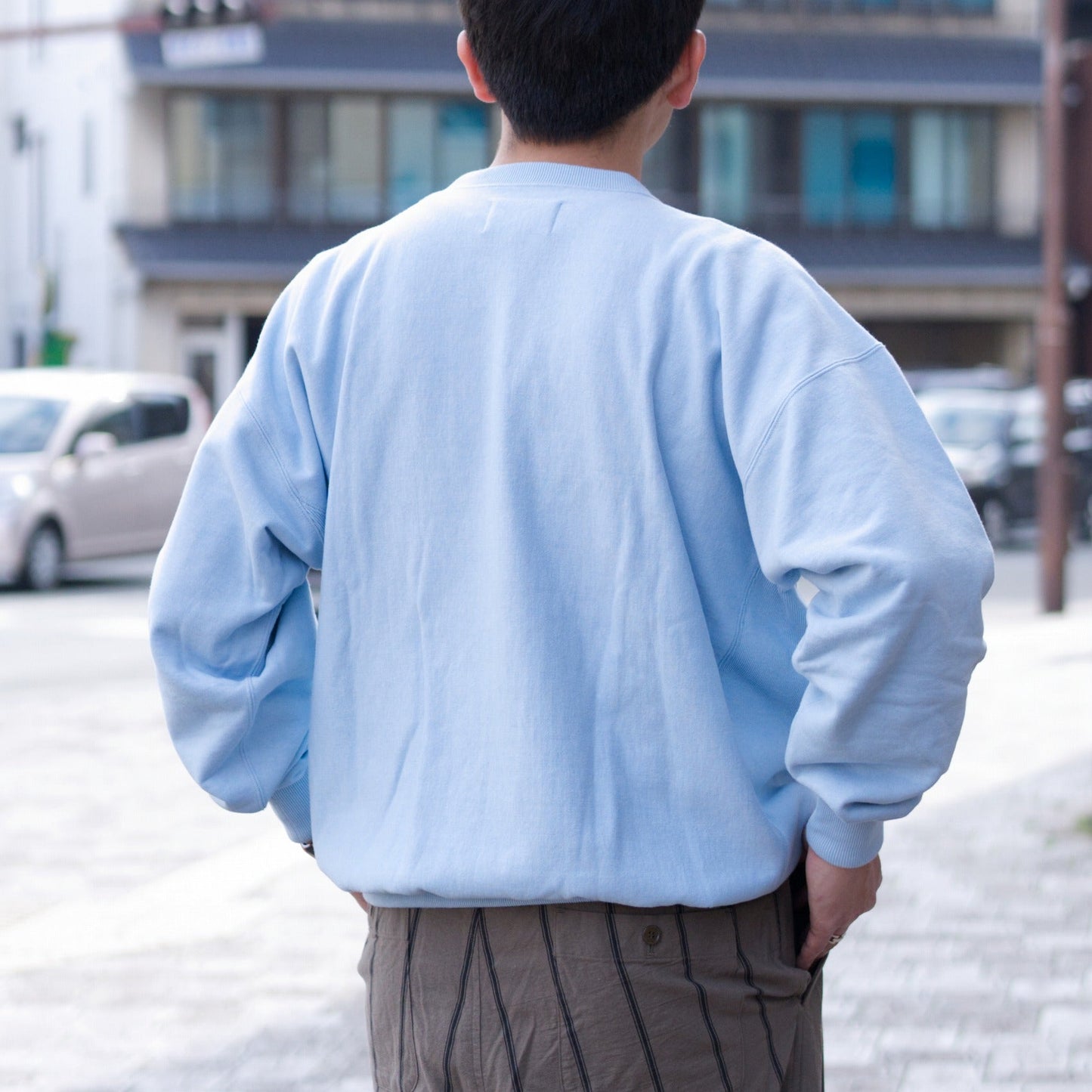 Classic Sports Sweater - Sky Blue