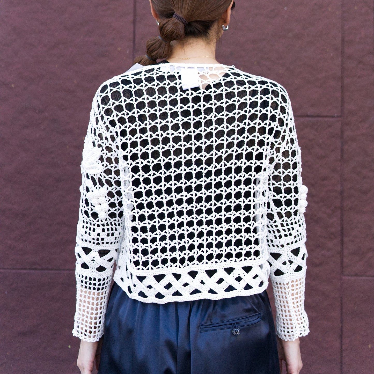 Sailor hand knit vest