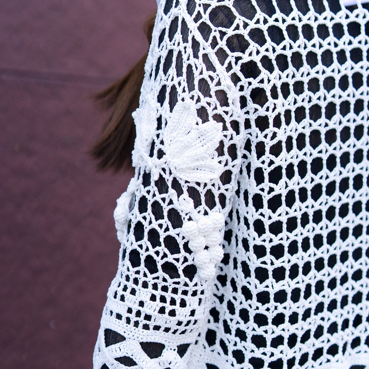 Sailor hand knit vest