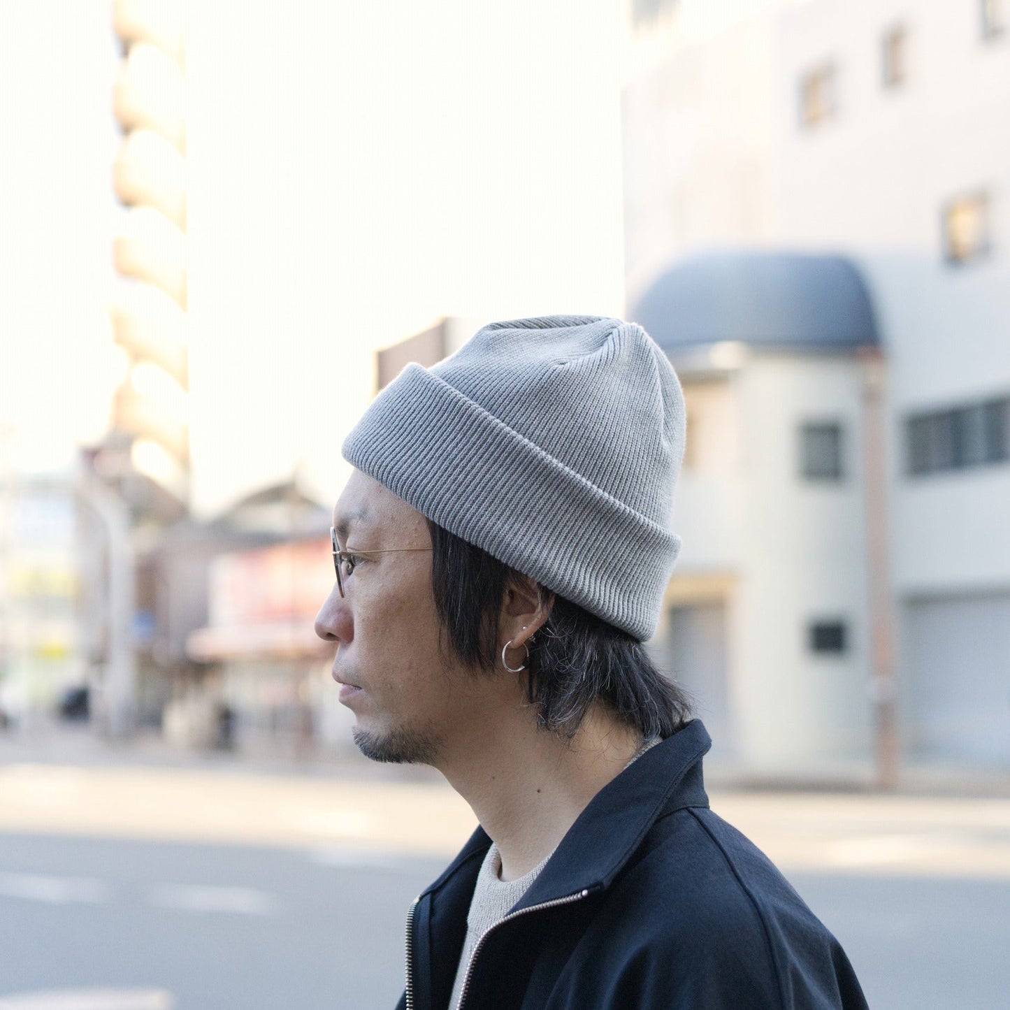 Knit Big Watch Cap - Cotton