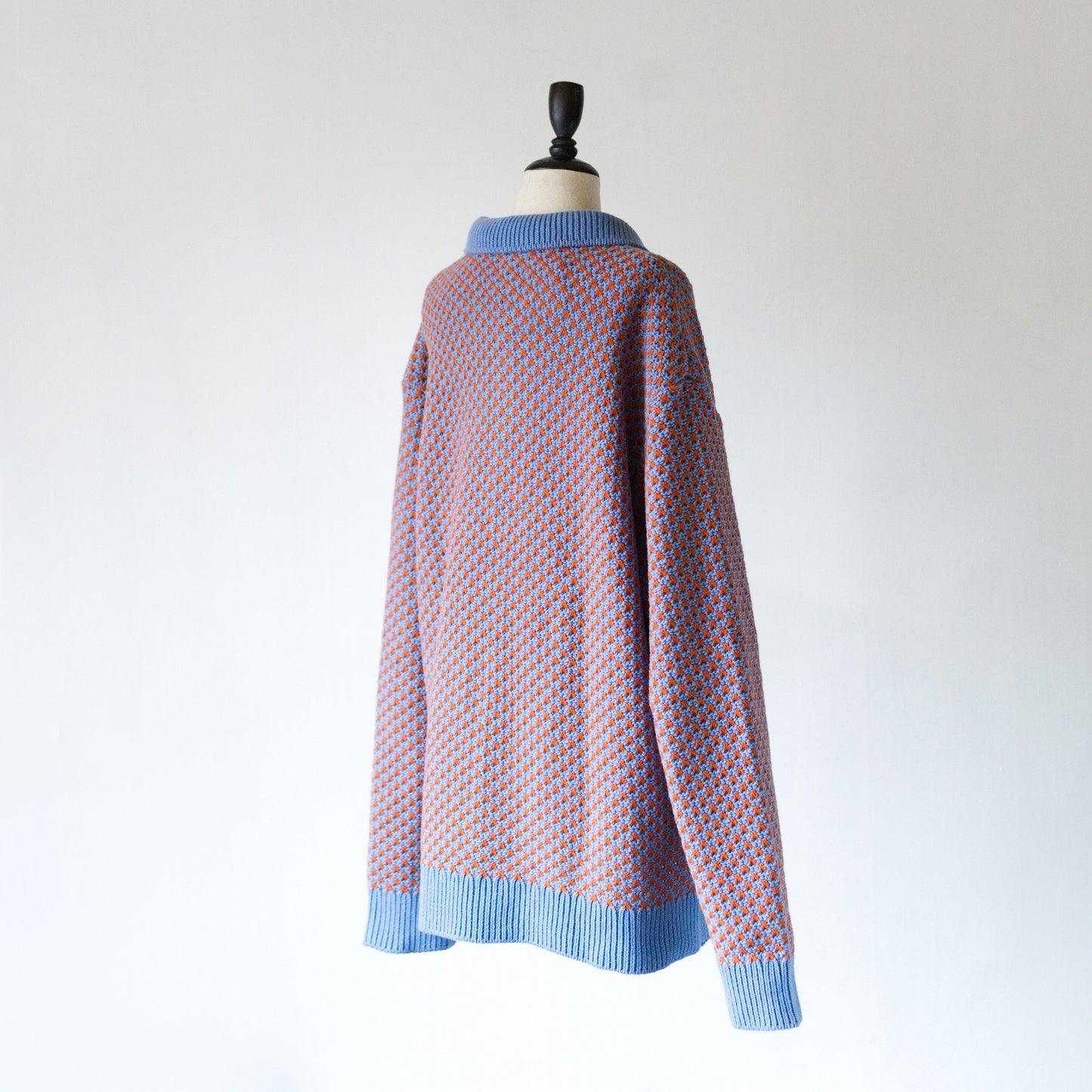 Jacquard knitted cardigan