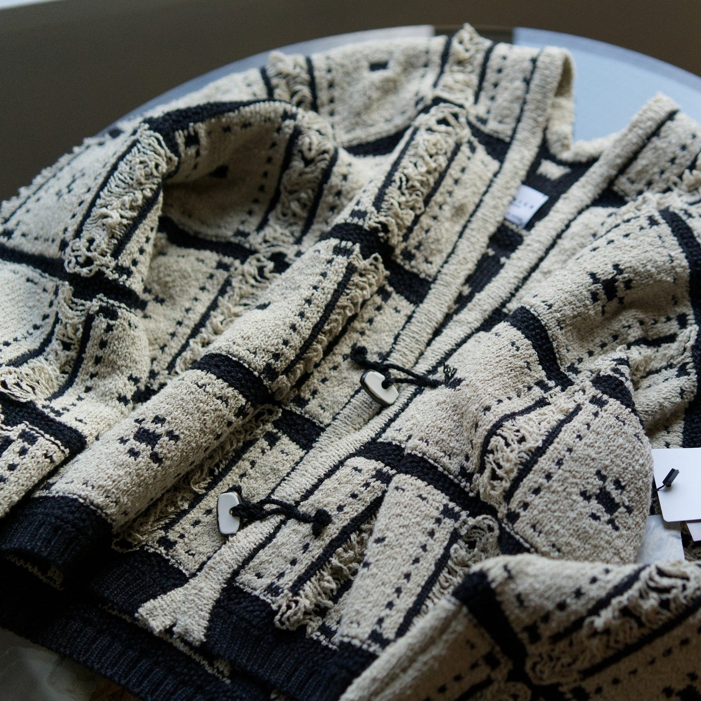 Blocked-Jacquard Jacket