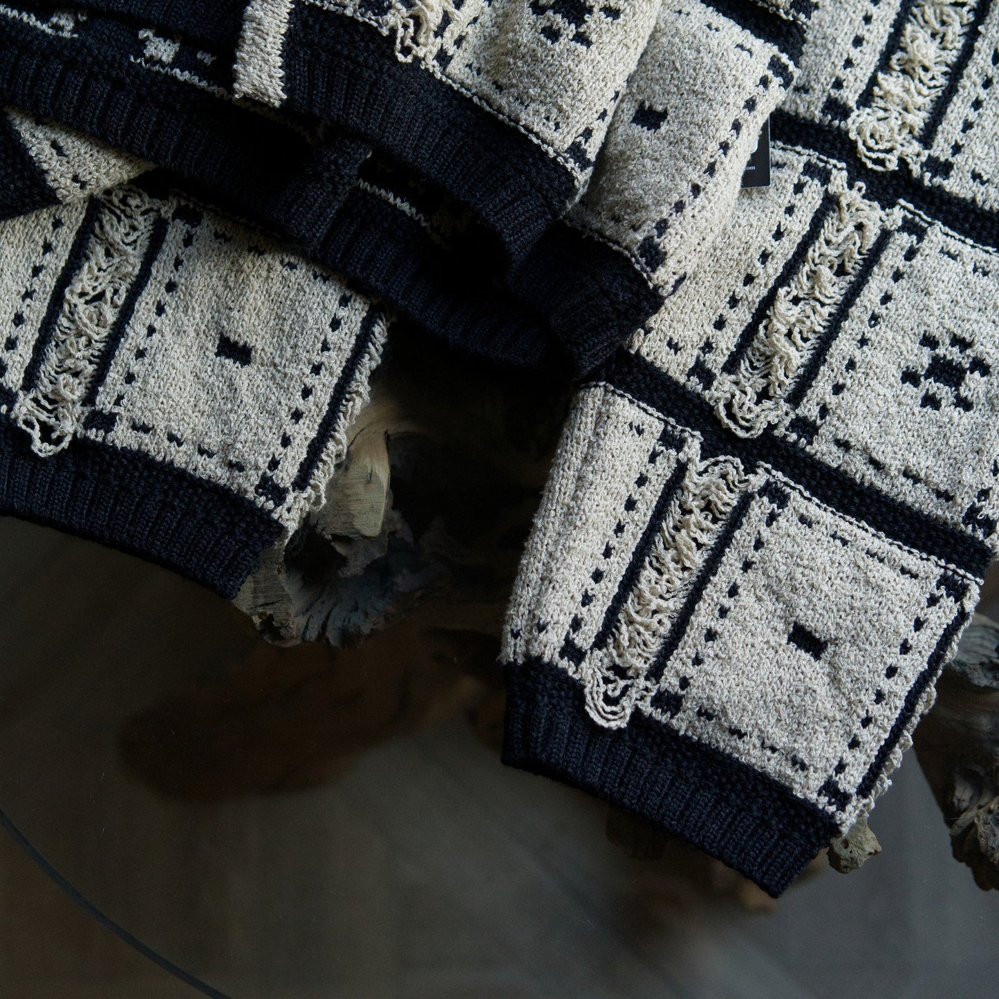 Blocked-Jacquard Jacket