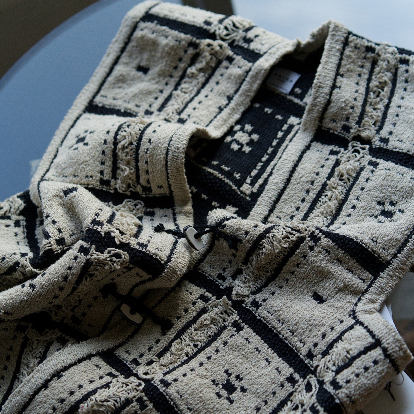 Blocked-Jacquard Vest