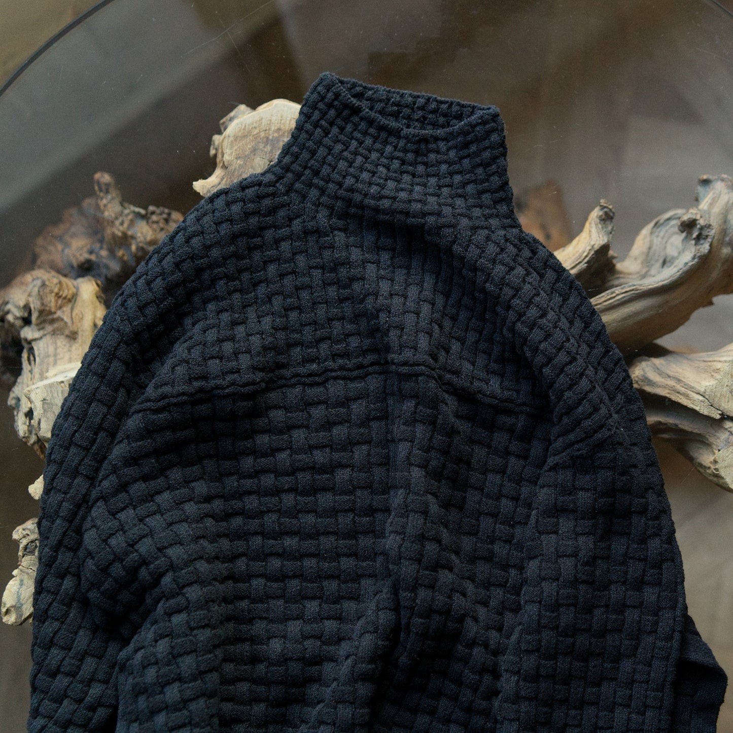 Cotton-boucle Basket Top