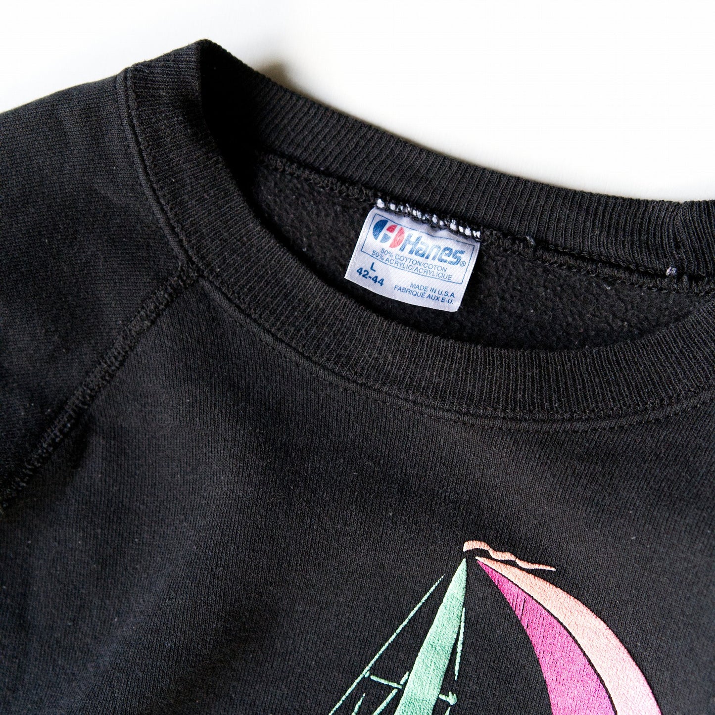 Black neon yacht sweat shirts