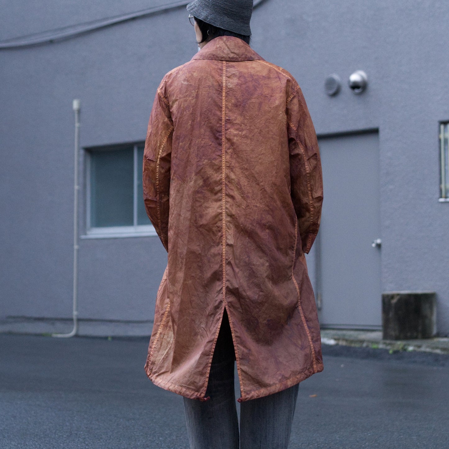 assimilate plants coat - aging traditional cloth