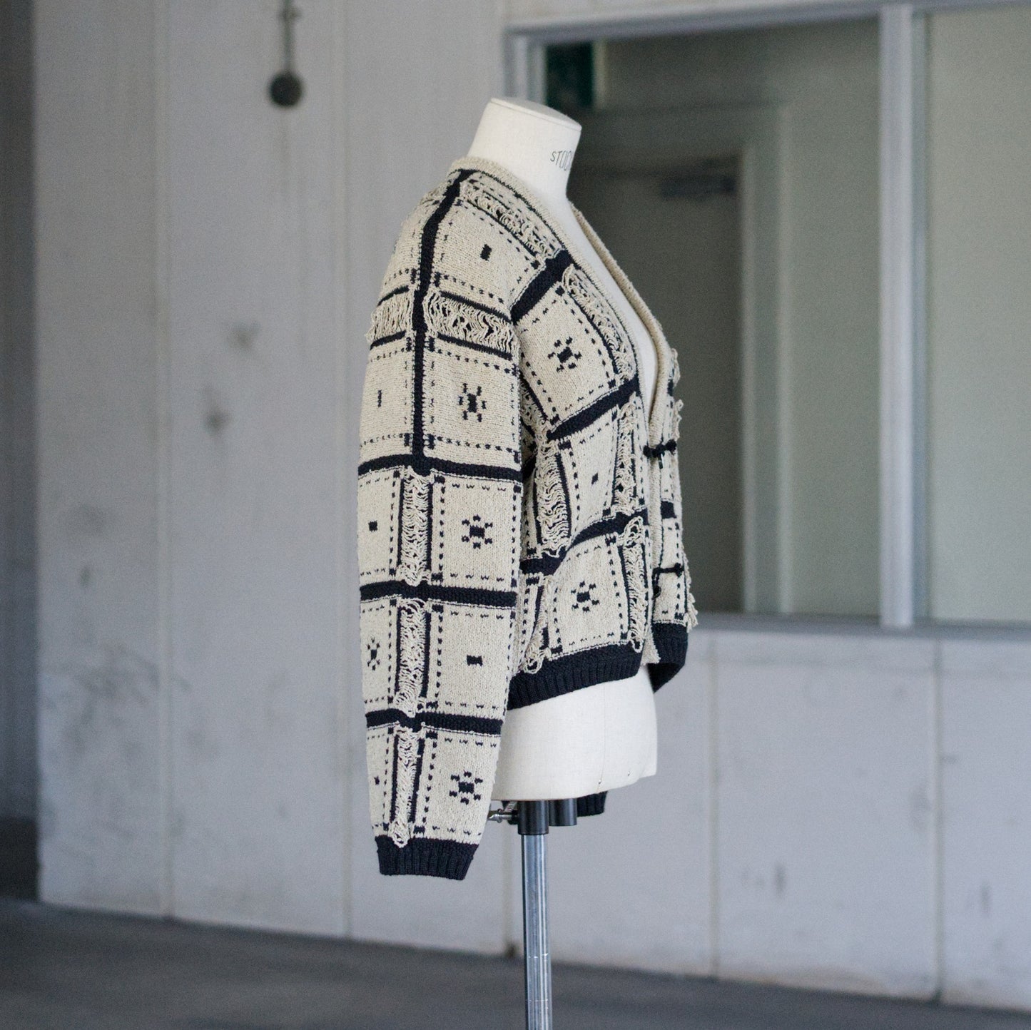 Blocked-Jacquard Jacket