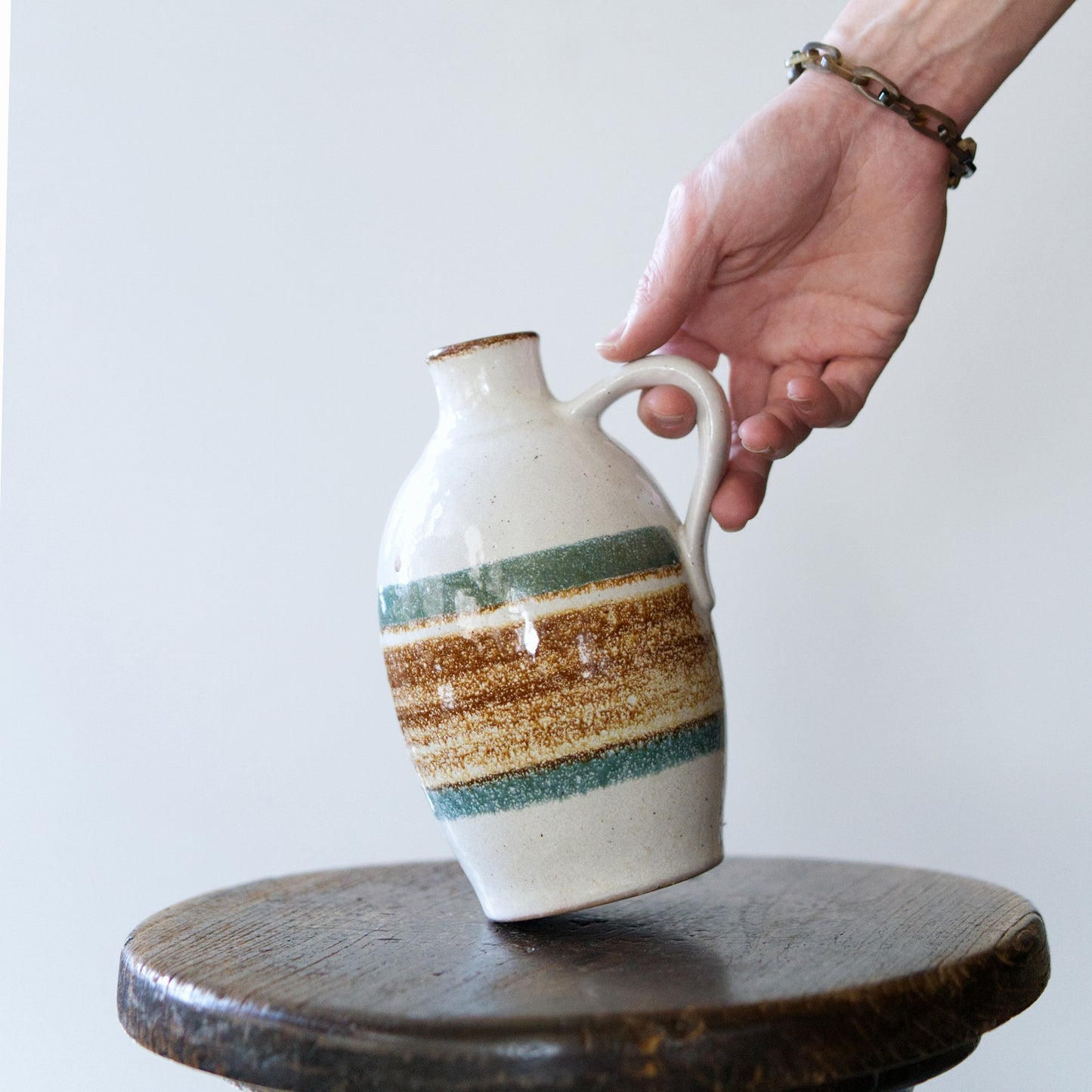 Vintage Fat Lava pottery vase 07