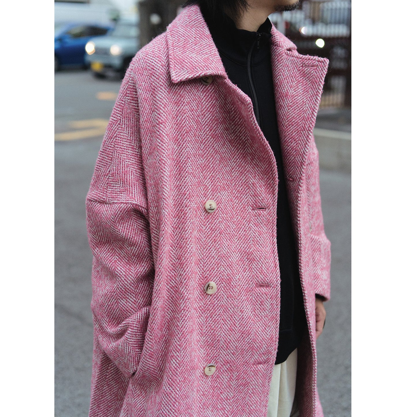 Wooling Tweed Double Short Coat