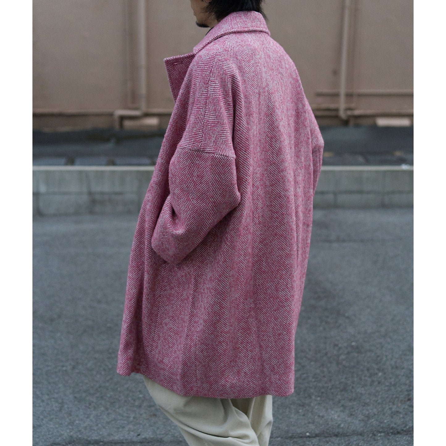 Wooling Tweed Double Short Coat
