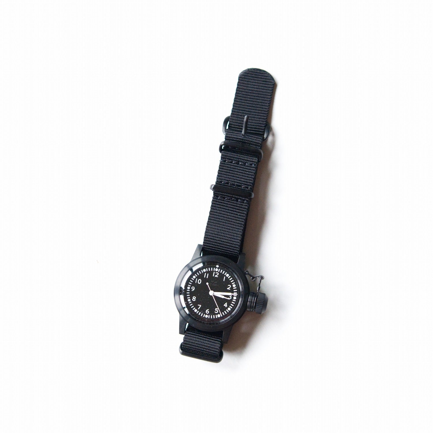 NAVAL WATCH/ナバルウォッチ Naval military watch Mil.-04 SV/BK US MARINE USN  BUSHIPS type-ajouter アジュテ オンラインストア