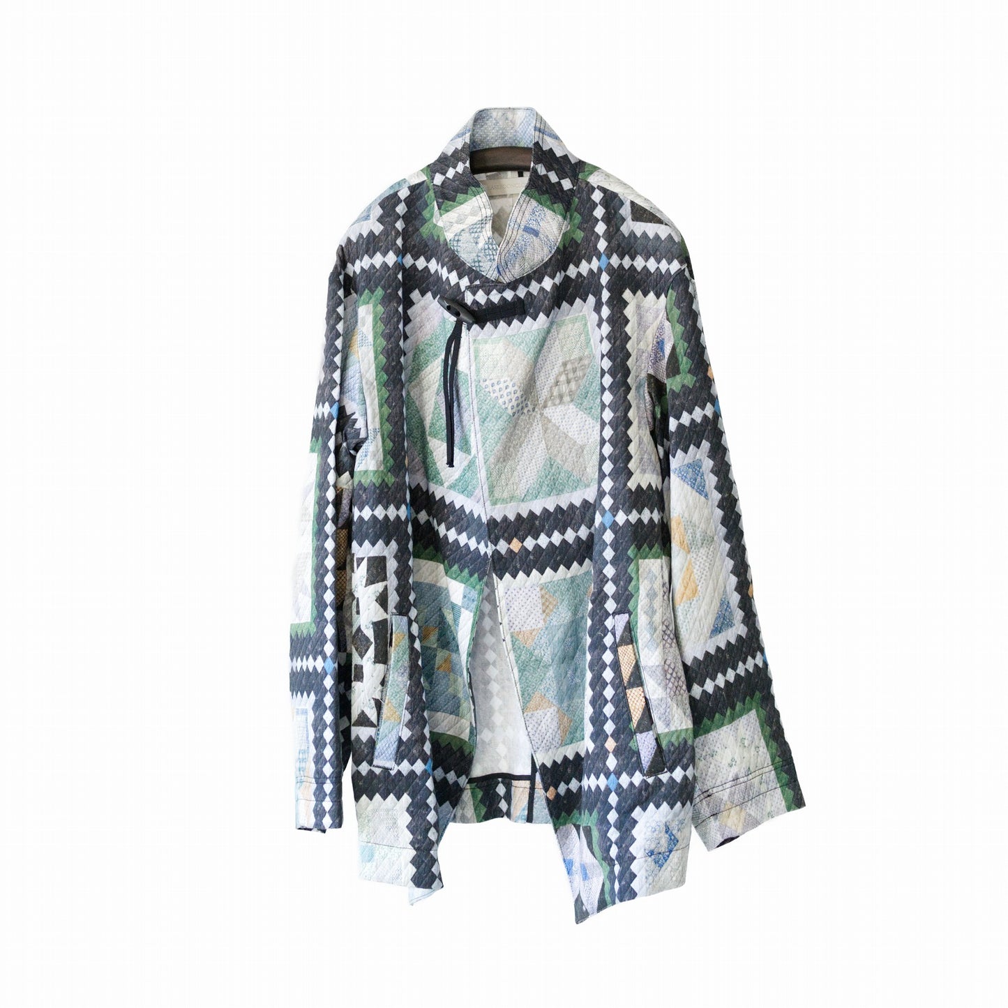 Windbreaker jacket - Mosaic quilt print