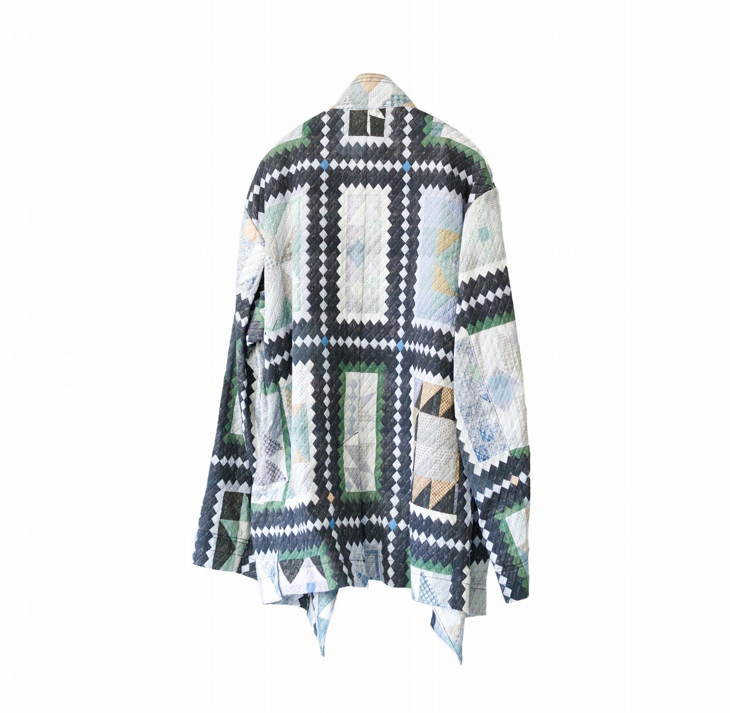 Windbreaker jacket - Mosaic quilt print