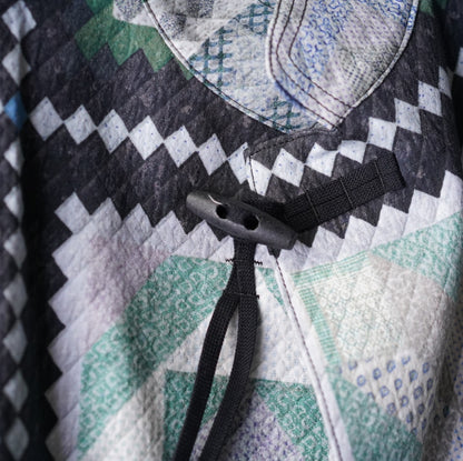 Windbreaker jacket - Mosaic quilt print