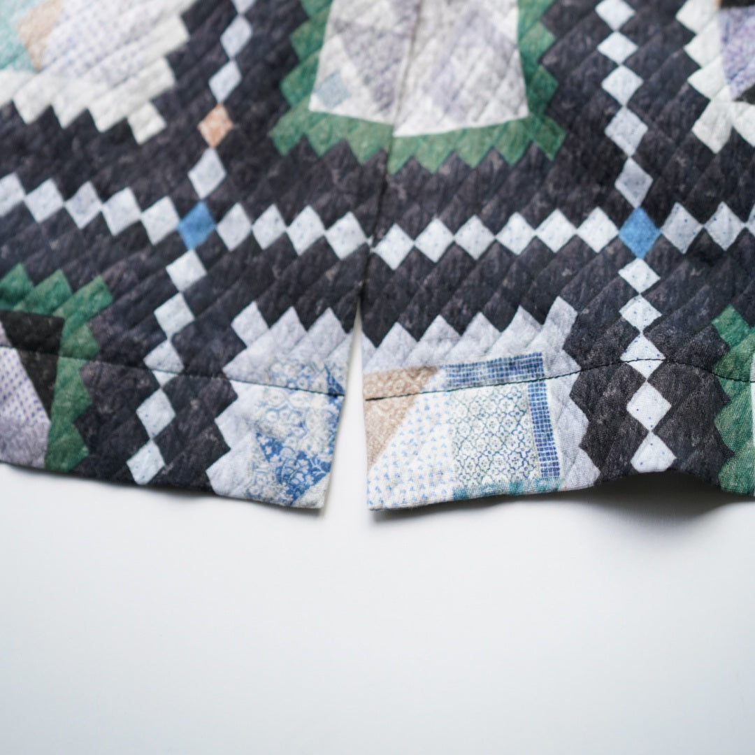 Windbreaker jacket - Mosaic quilt print