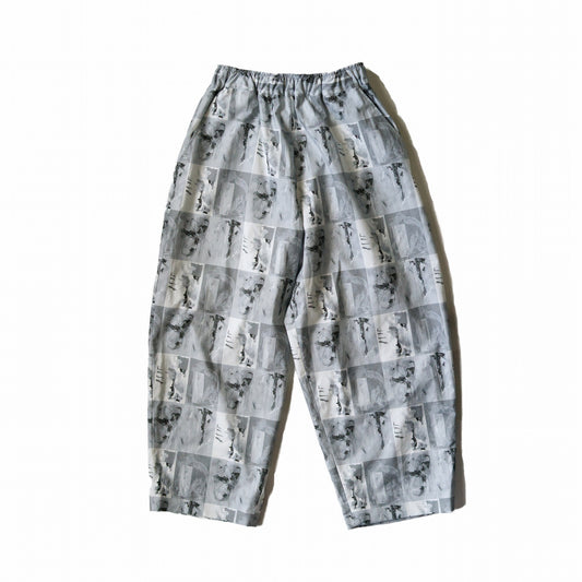 Print wide pants