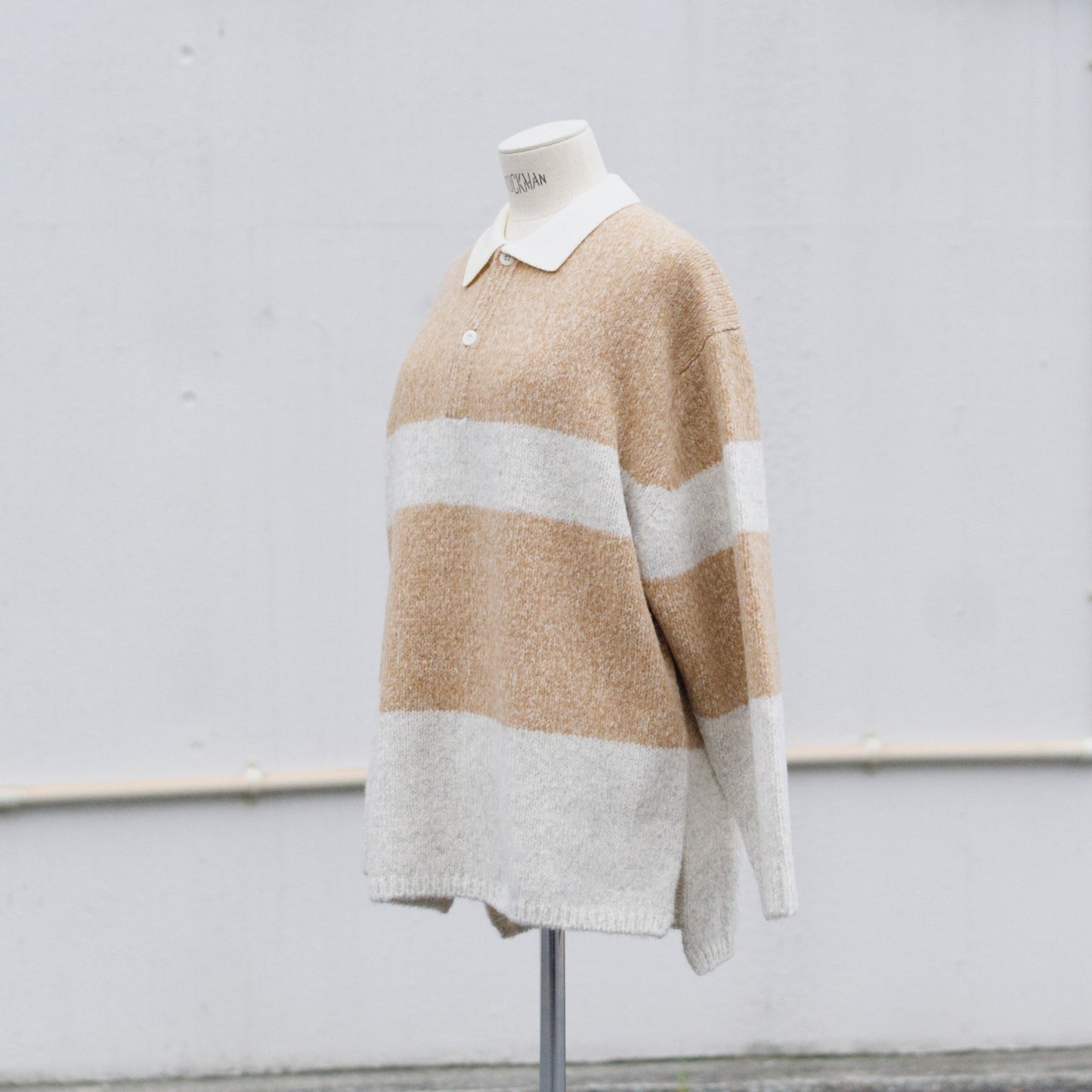 Blushed rugger knit