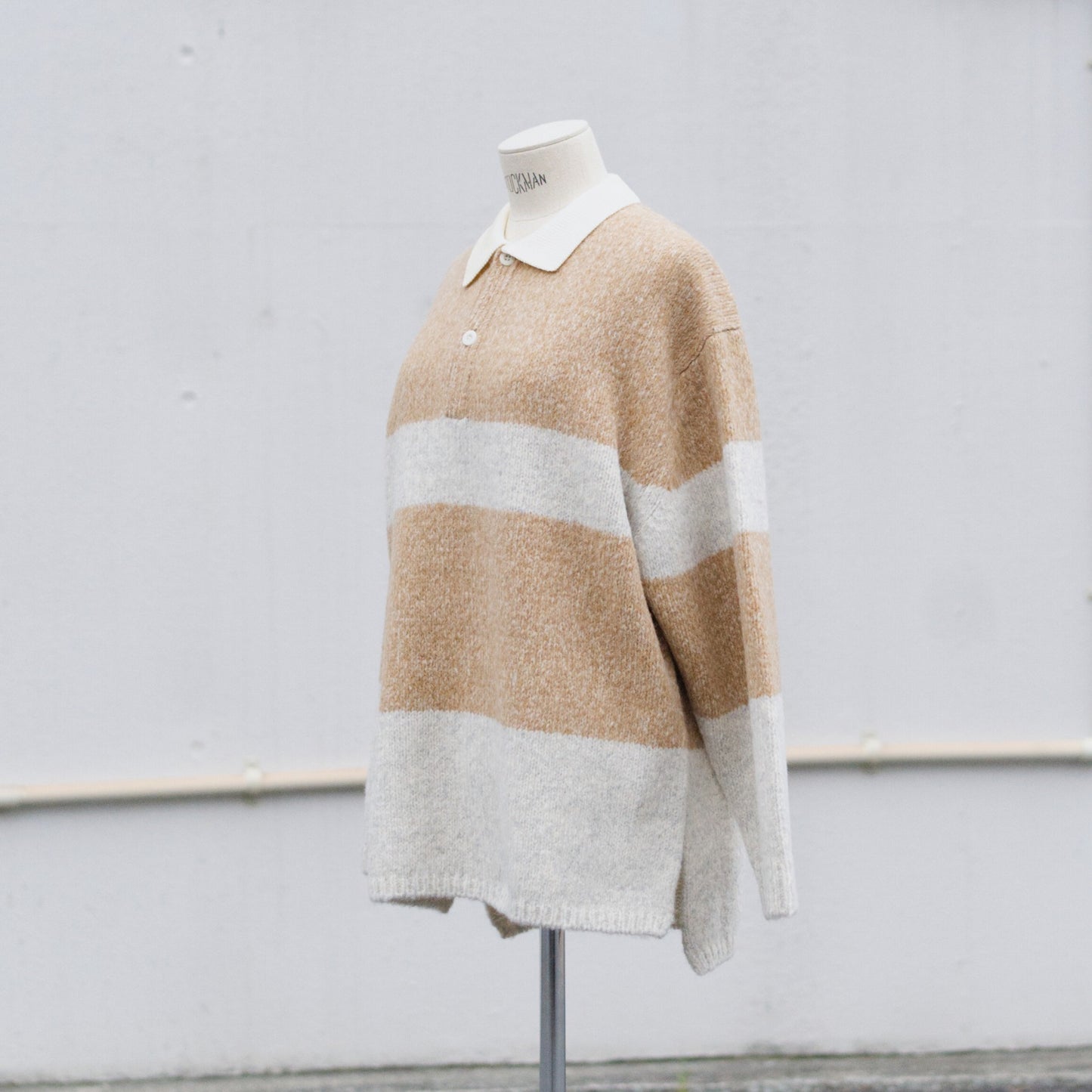 Blushed rugger knit