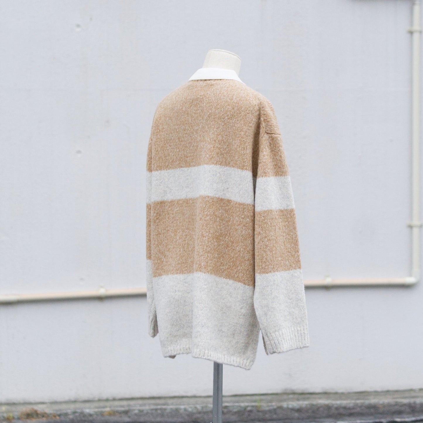 Blushed rugger knit