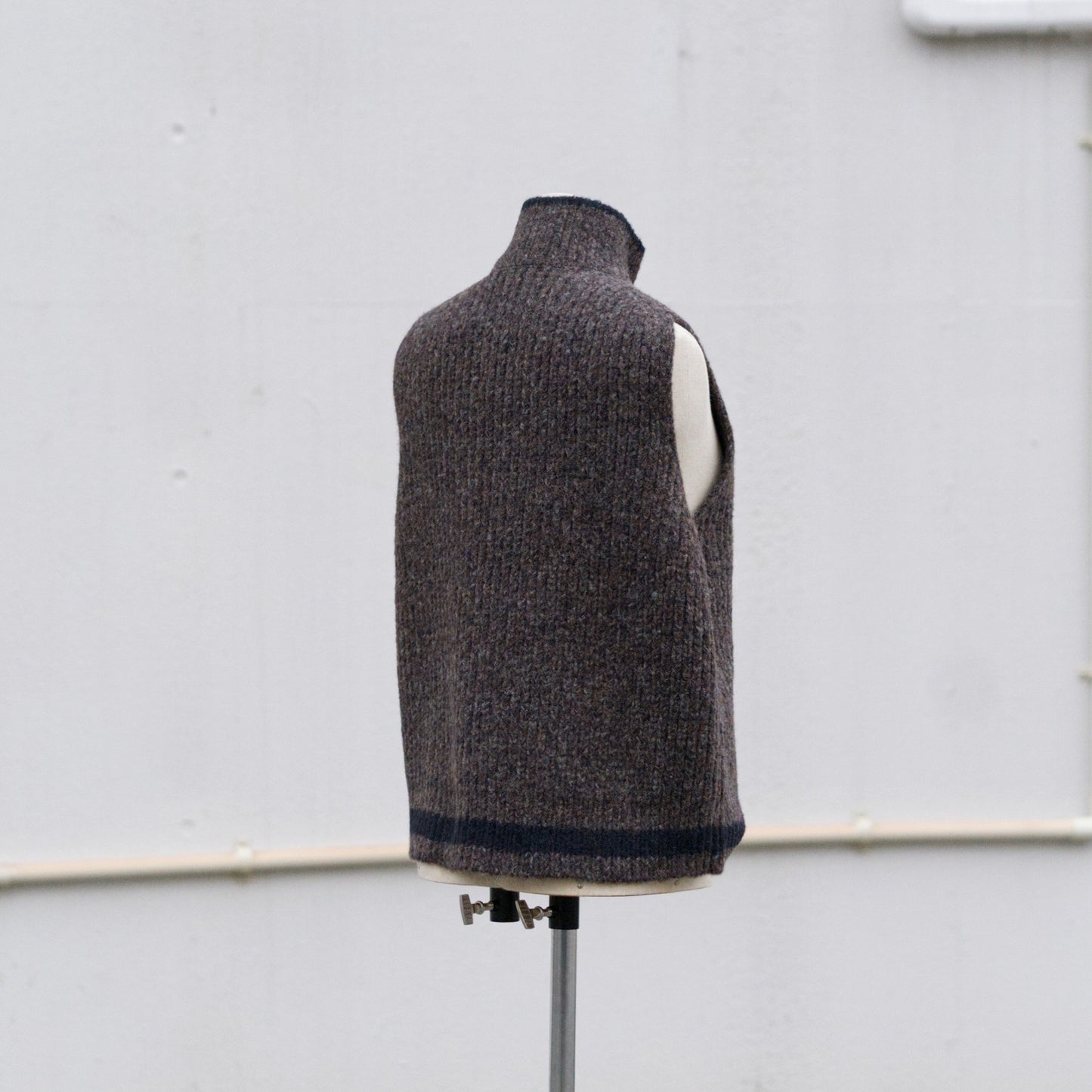 Blushed knit vest