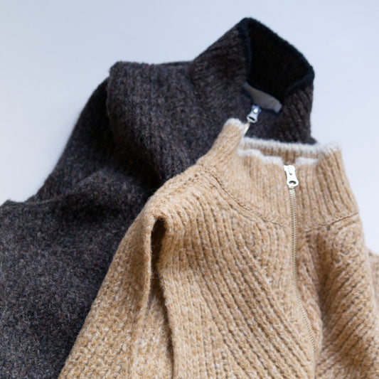 Blushed knit vest