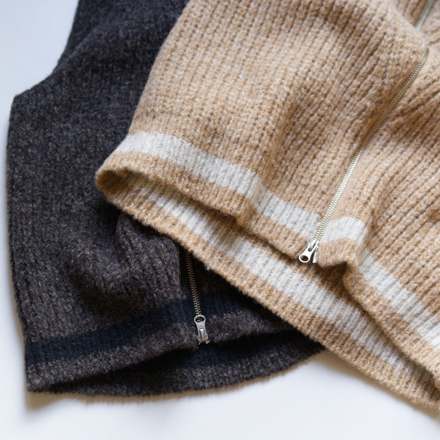 Blushed knit vest