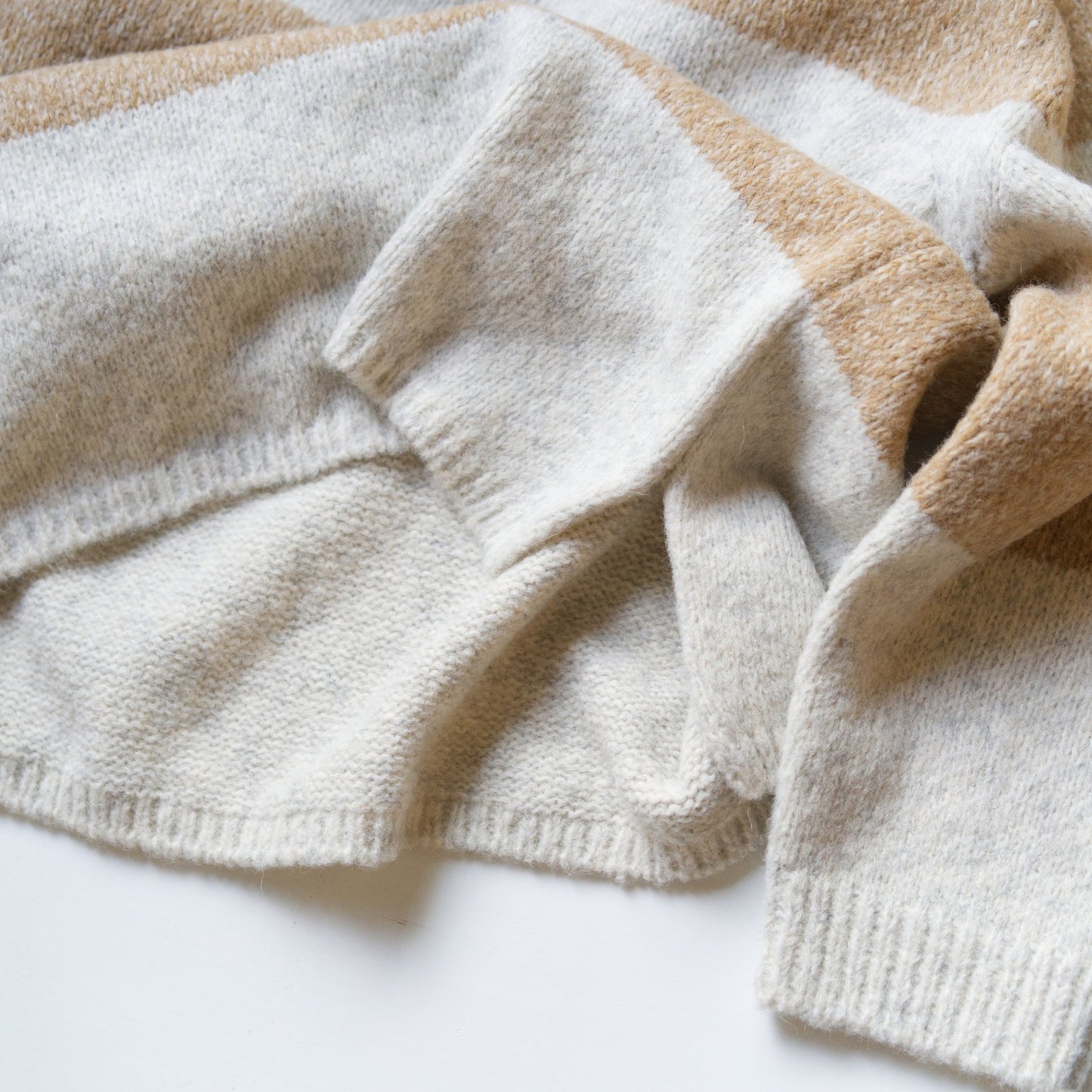 Blushed rugger knit