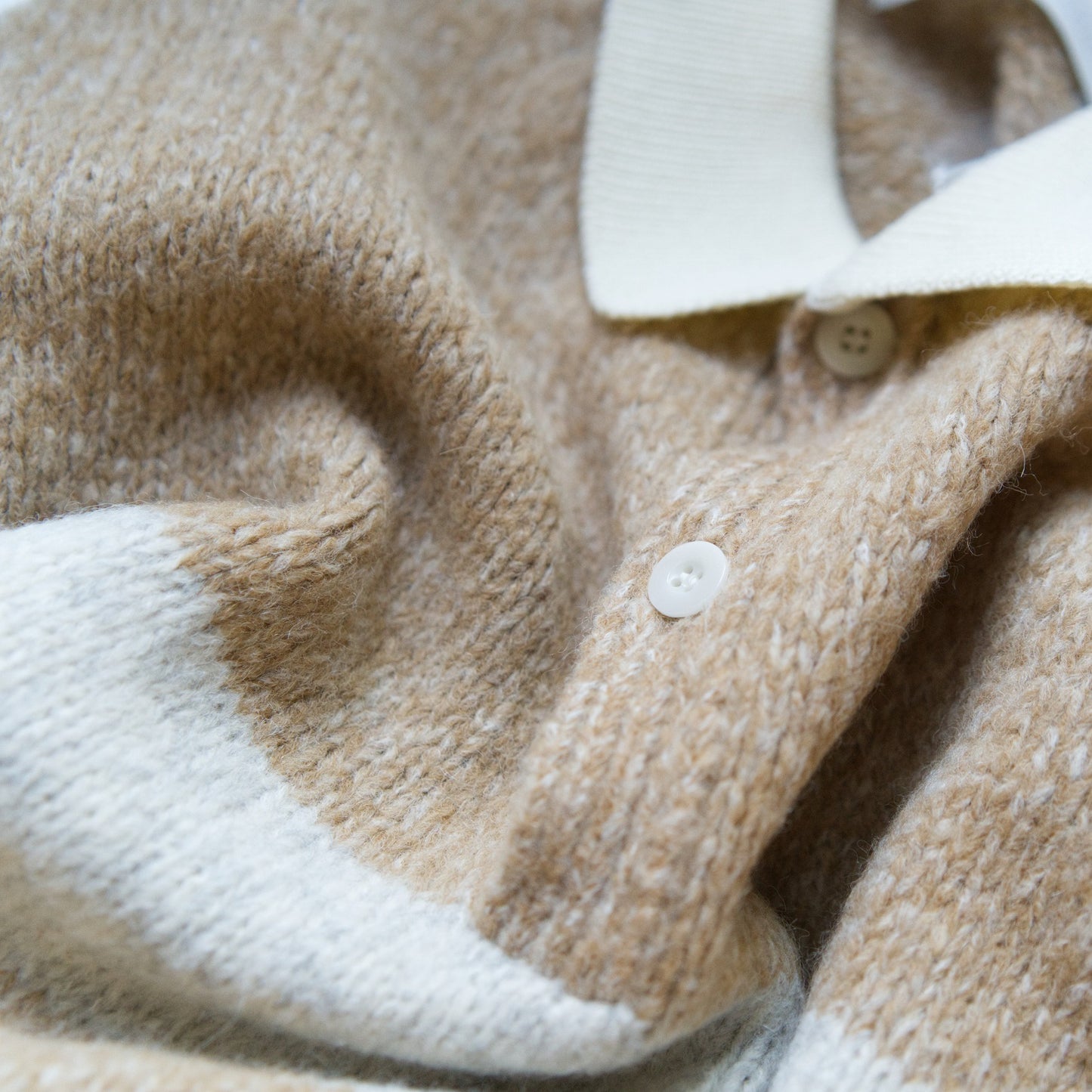 Blushed rugger knit