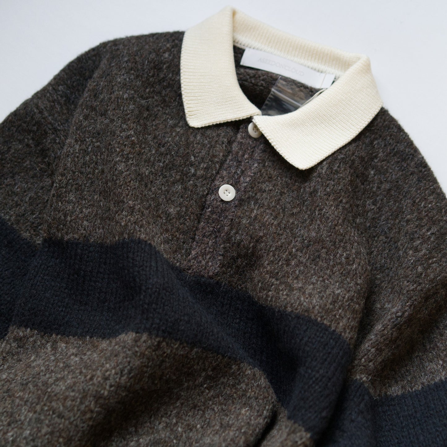 Blushed rugger knit