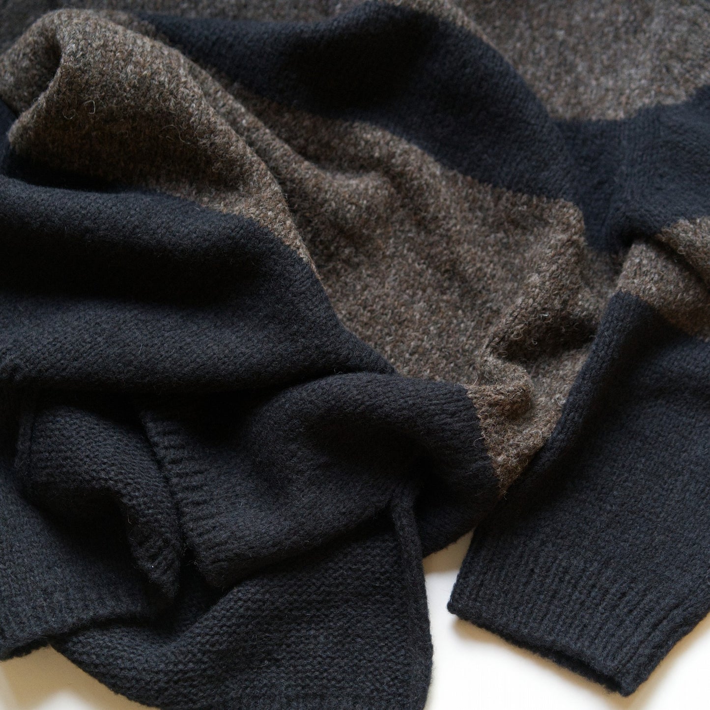 Blushed rugger knit