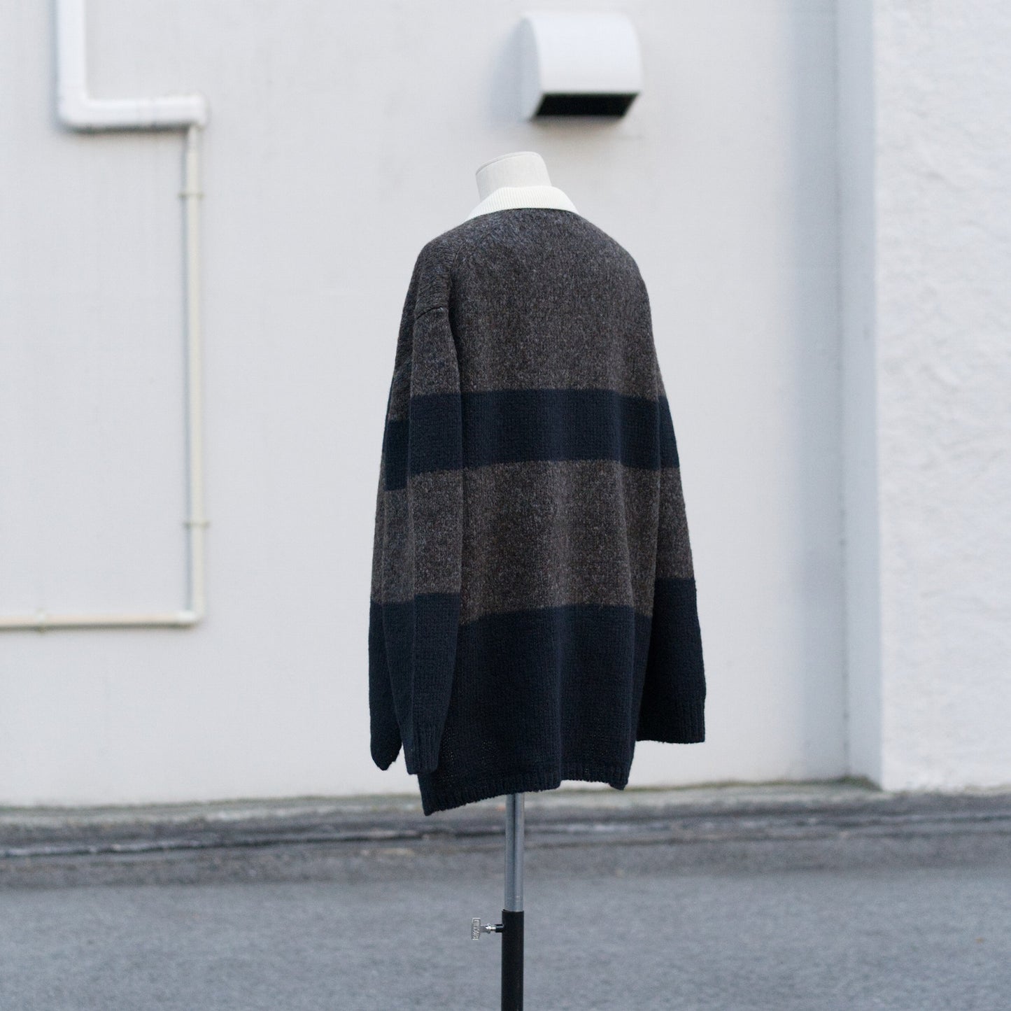 Blushed rugger knit
