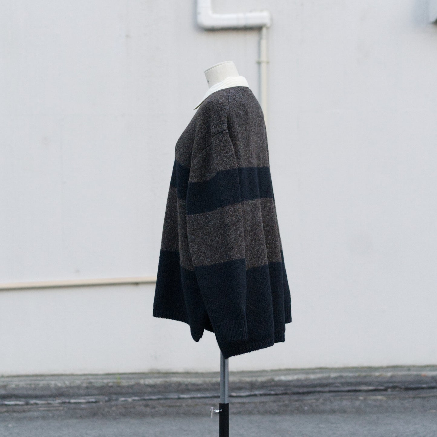 Blushed rugger knit