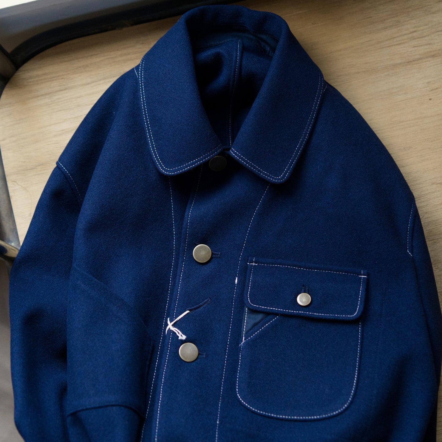 HW meeting jacket - Melton denim