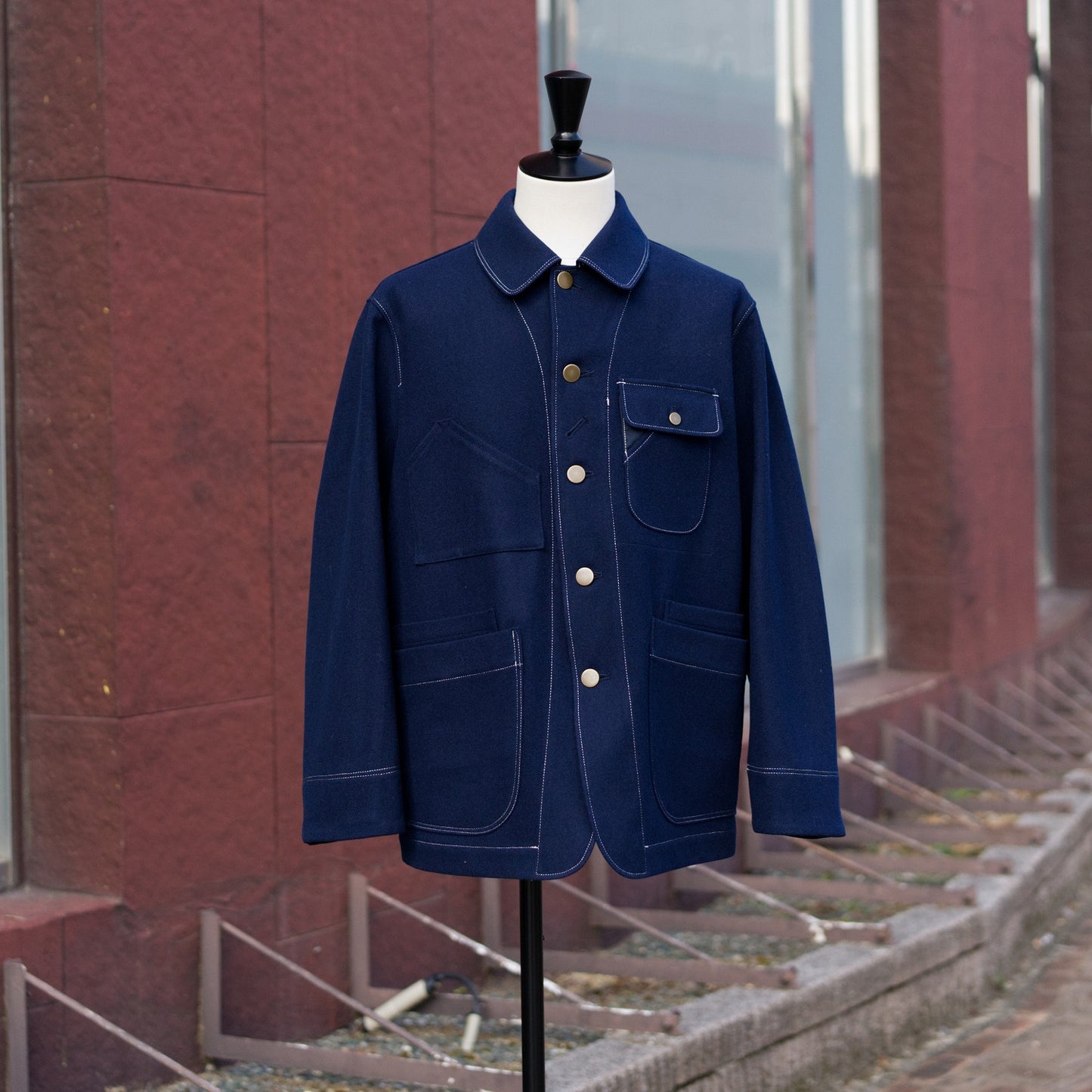 HW meeting jacket - Melton denim