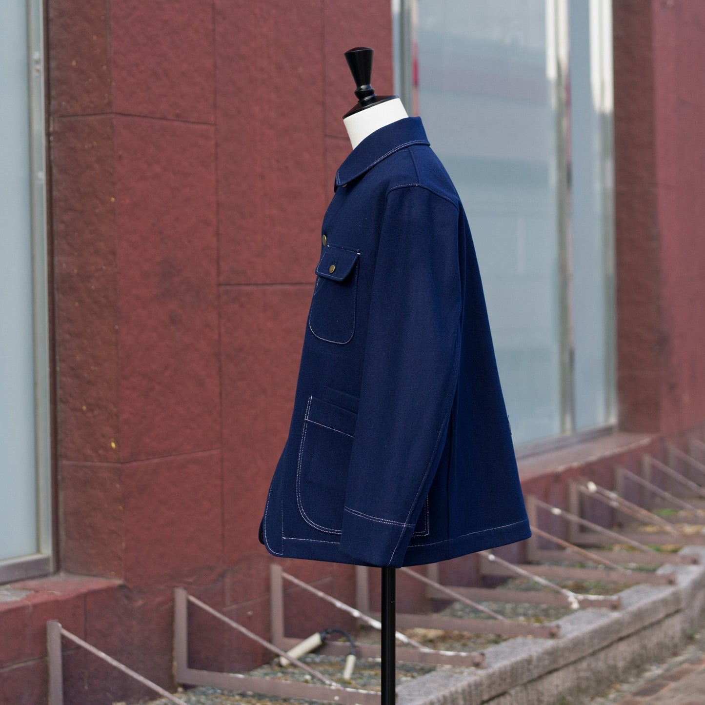 HW meeting jacket - Melton denim