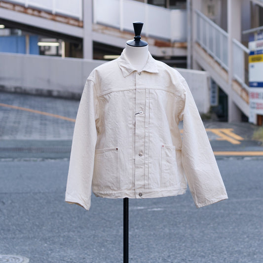 Pleats Jacket - Ecru