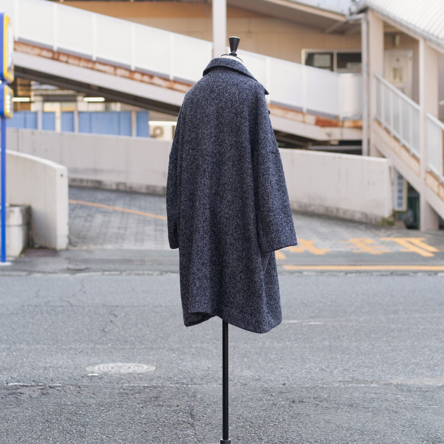 Wooling Tweed Double Short Coat