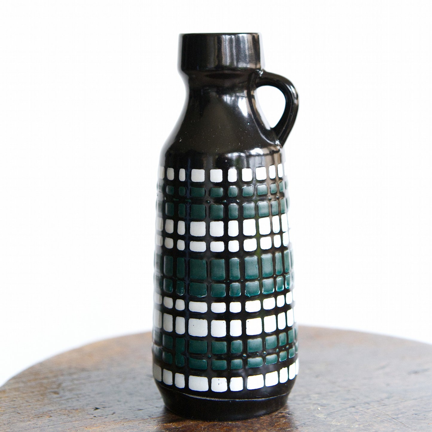 Vintage Fat Lava vase Strehla Keramik 13