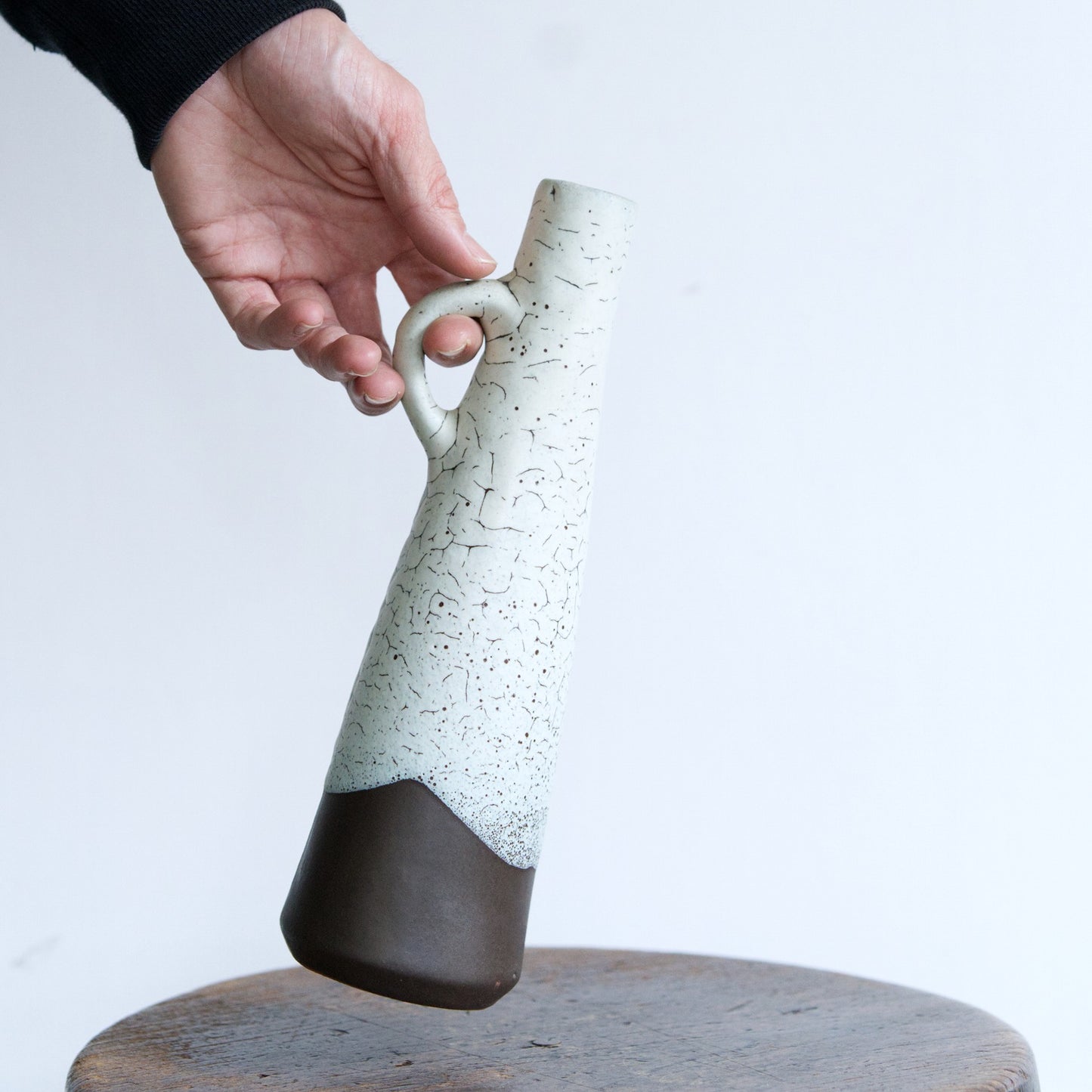 Vintage Fat Lava pottery vase 01