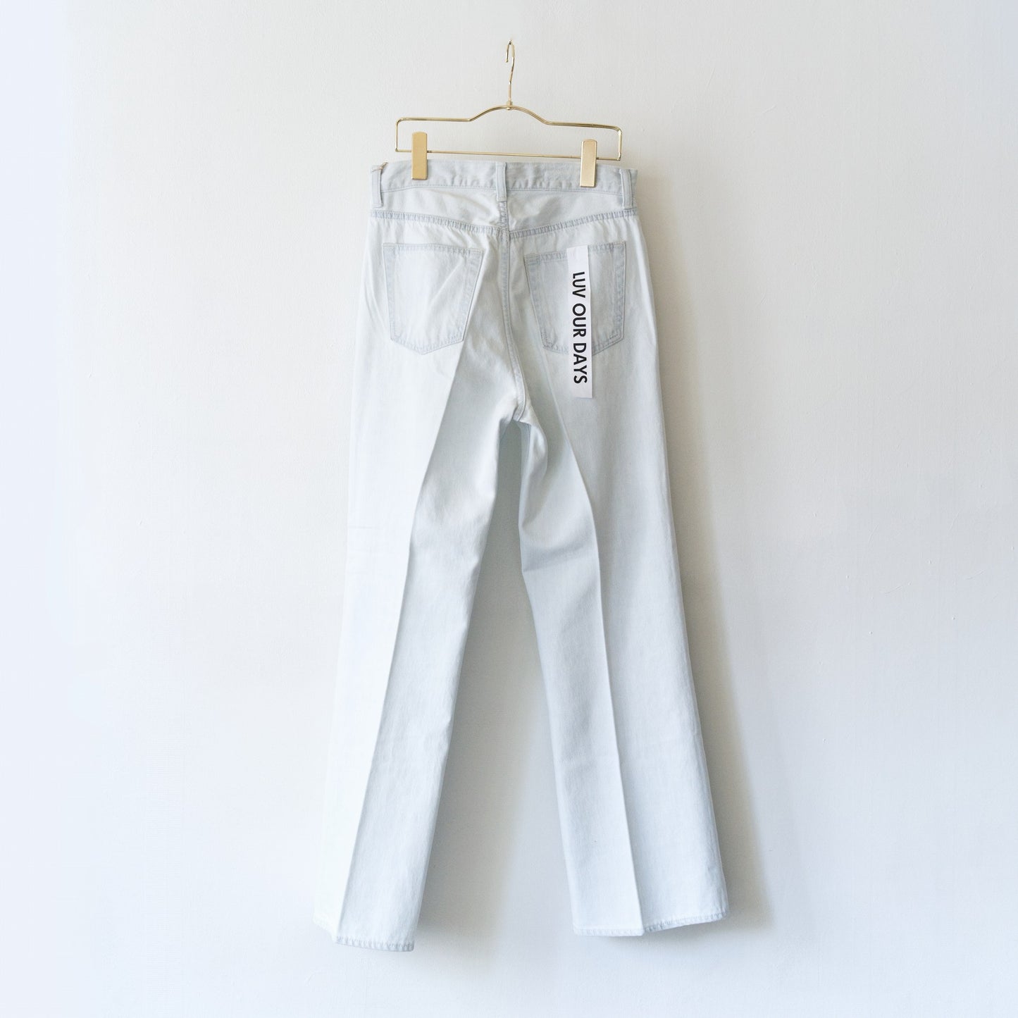 Boots Cut Denim with Bag