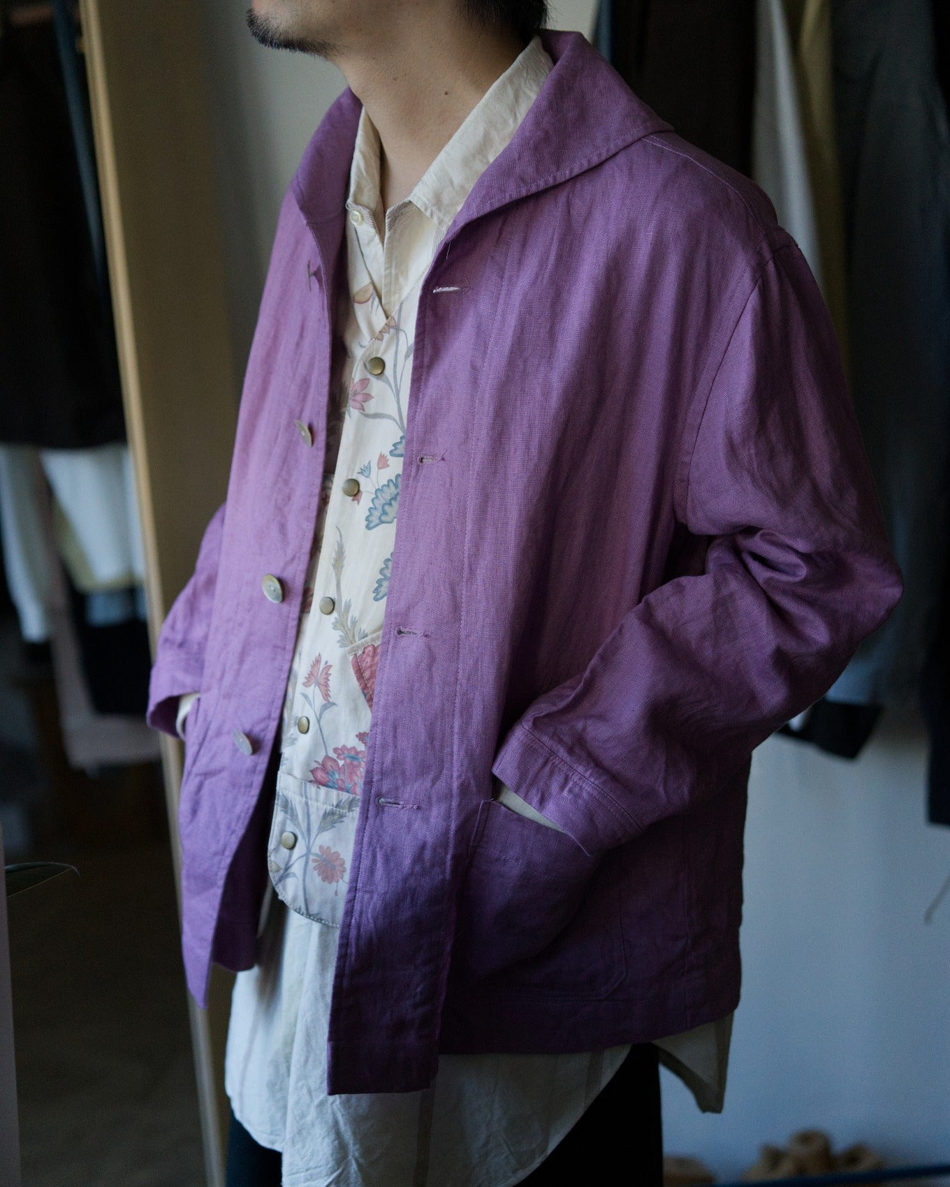 Shawl collar jacket
