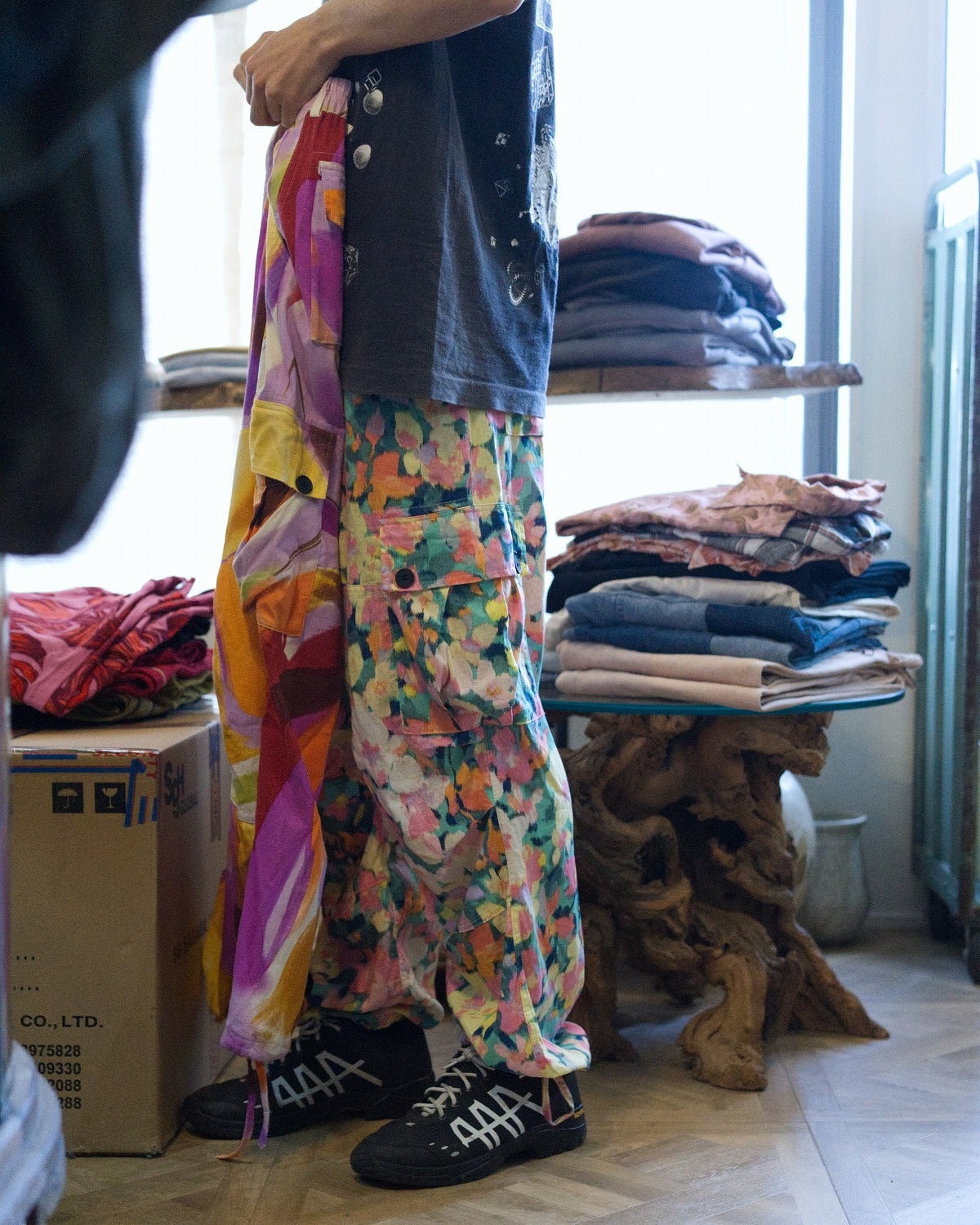 HV Linen cargo pants